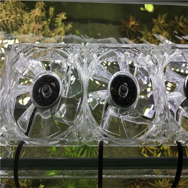 Planted Aquarium Water Temperature - Ventilador de Refrigeración Transparente de 110V~240V,