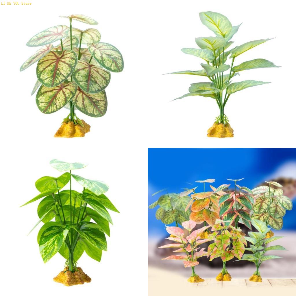 Planted Aquarium Jungle - Decoración césped realista W3JE para terrarios