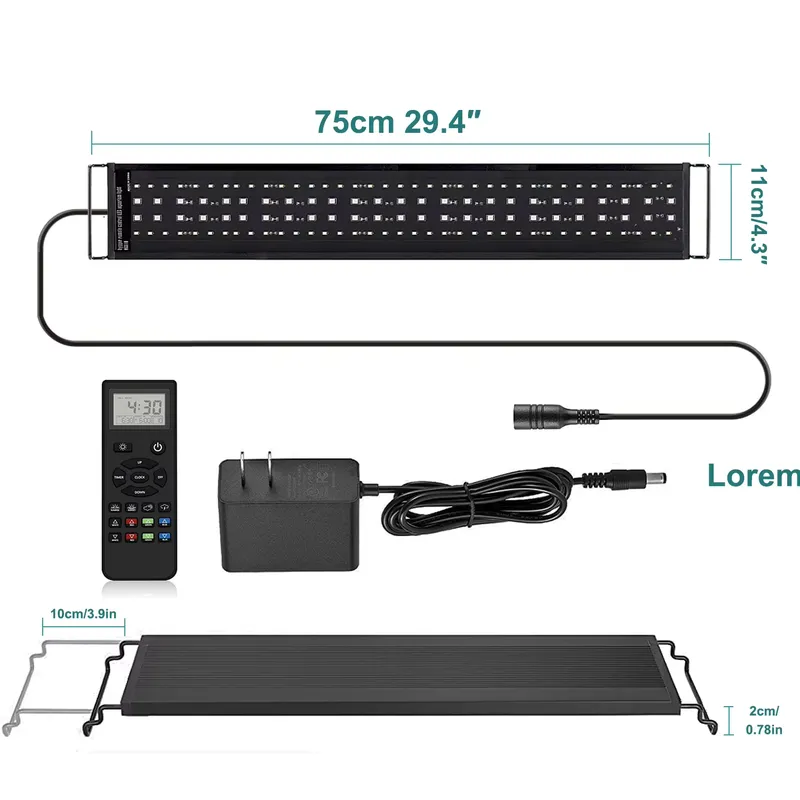 Aquarium Plant Light Spectrum - Lámpara LED Profesional para Acuario SIROKA