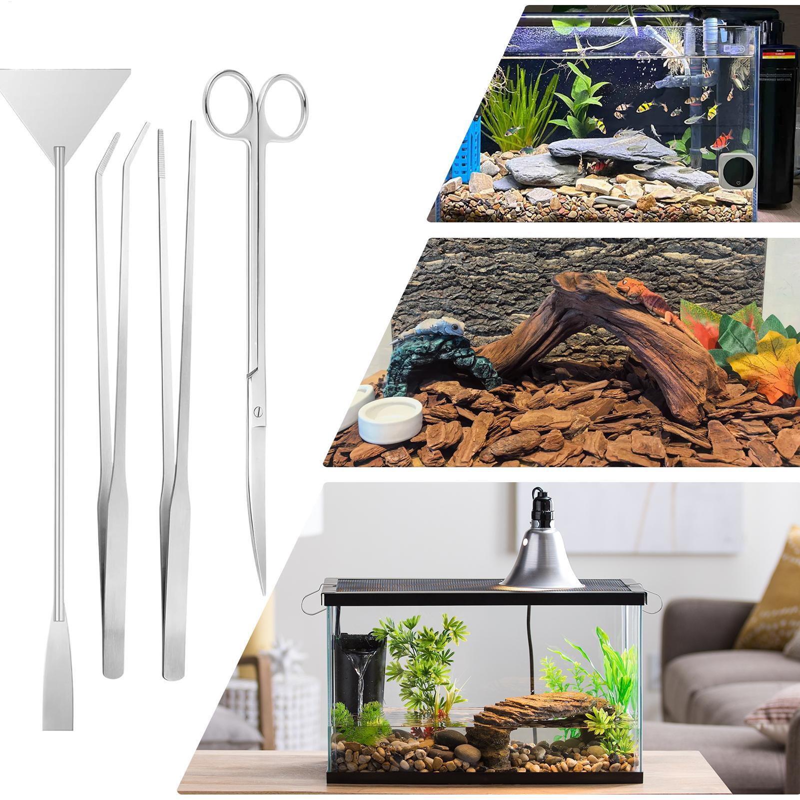 Planted Aquarium Cleaning Kit - Kit de herramientas para acuario, juego