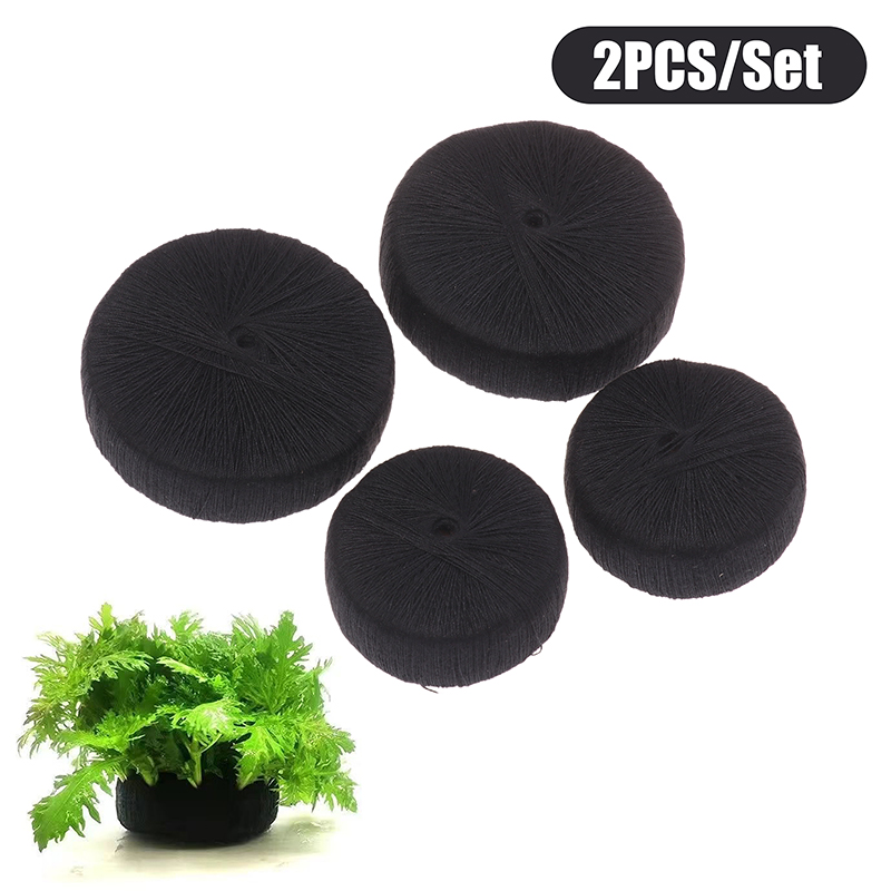 Aquarium Planted Tank Substrate - 2 Piezas de Sustrato Negro para