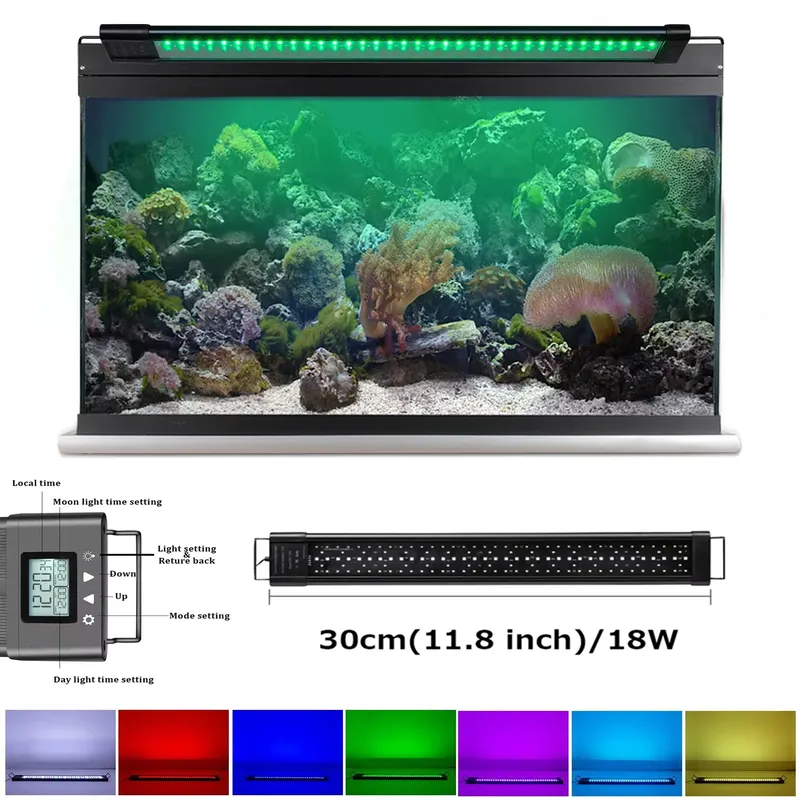 Lámpara LED IP68 de 11.8 Pulga - Planted Aquarium Hours reseña y precio