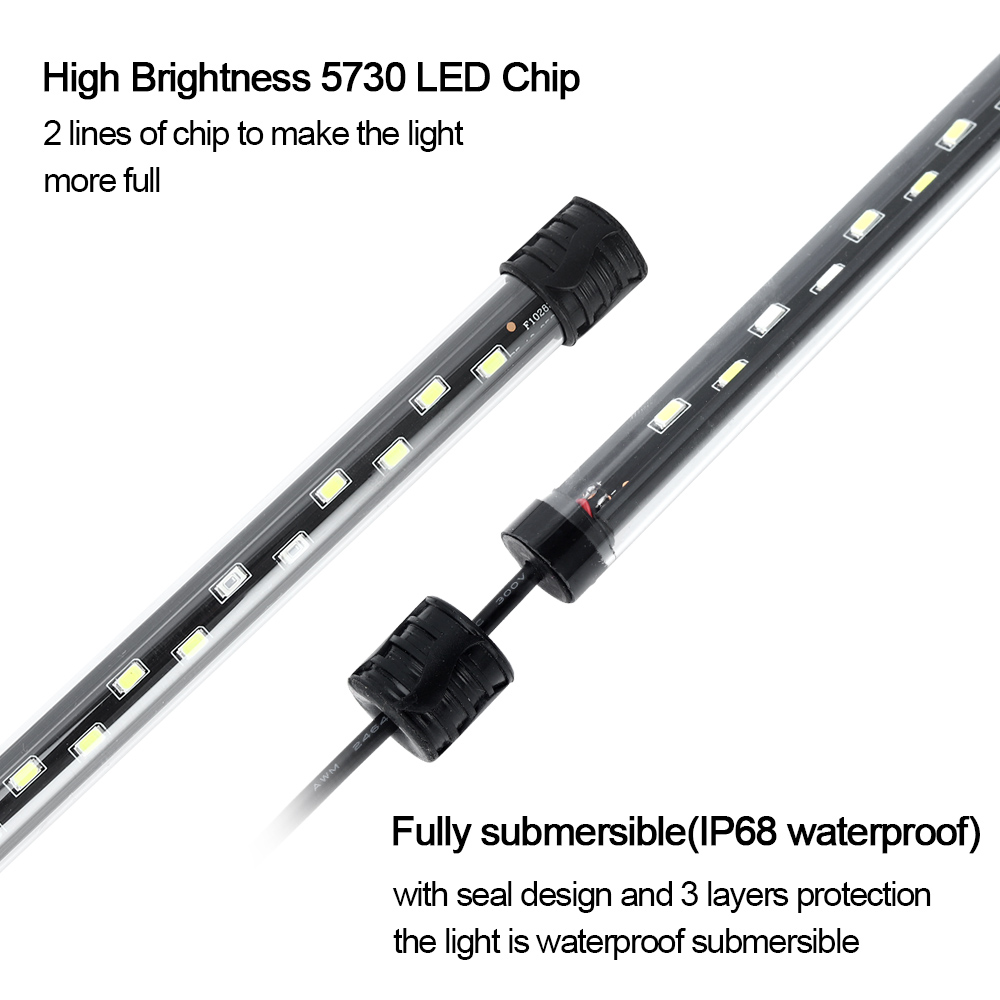 Luz LED para acuario, lámpara  - Aquarium Plant Growing reseña y precio