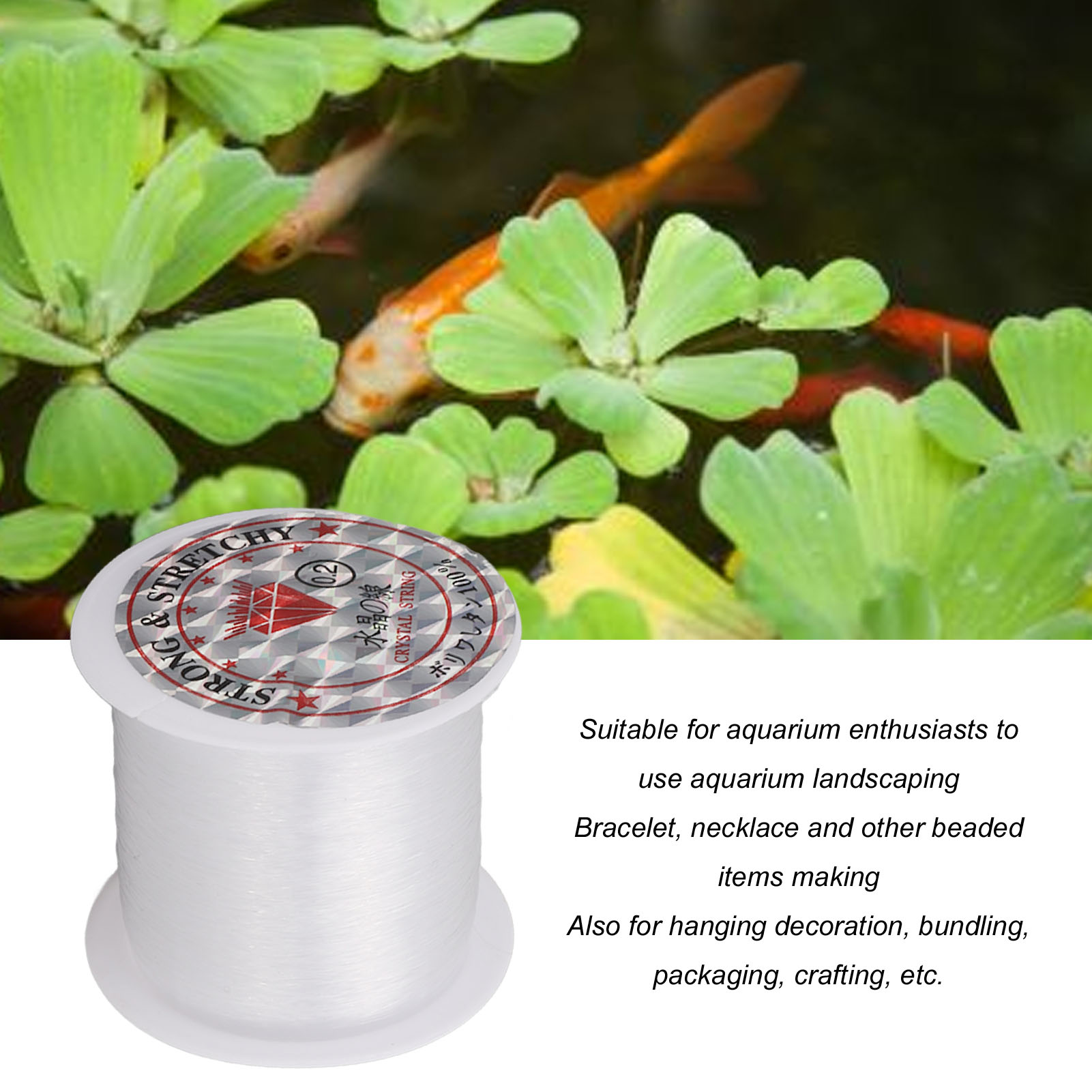 Cordel de Nylon Transparente d - Planted Aquarium Making reseña y precio
