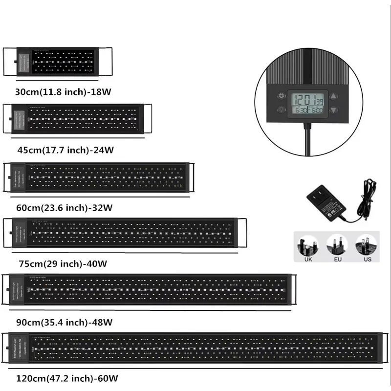 Lámpara LED para Acuario de 45 - Planted Aquarium Hours reseña y precio