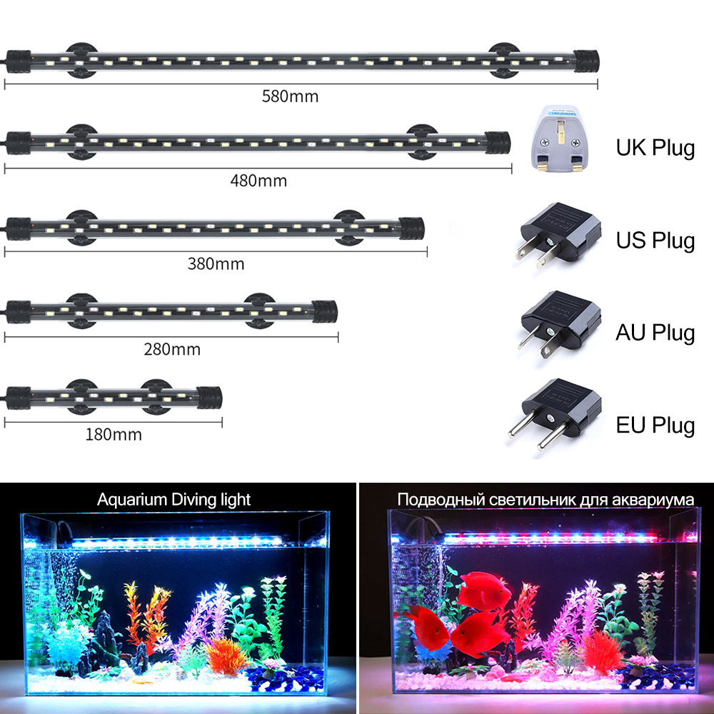 Luz LED para acuario de 90-260 - Aquarium Plant Growing reseña y precio