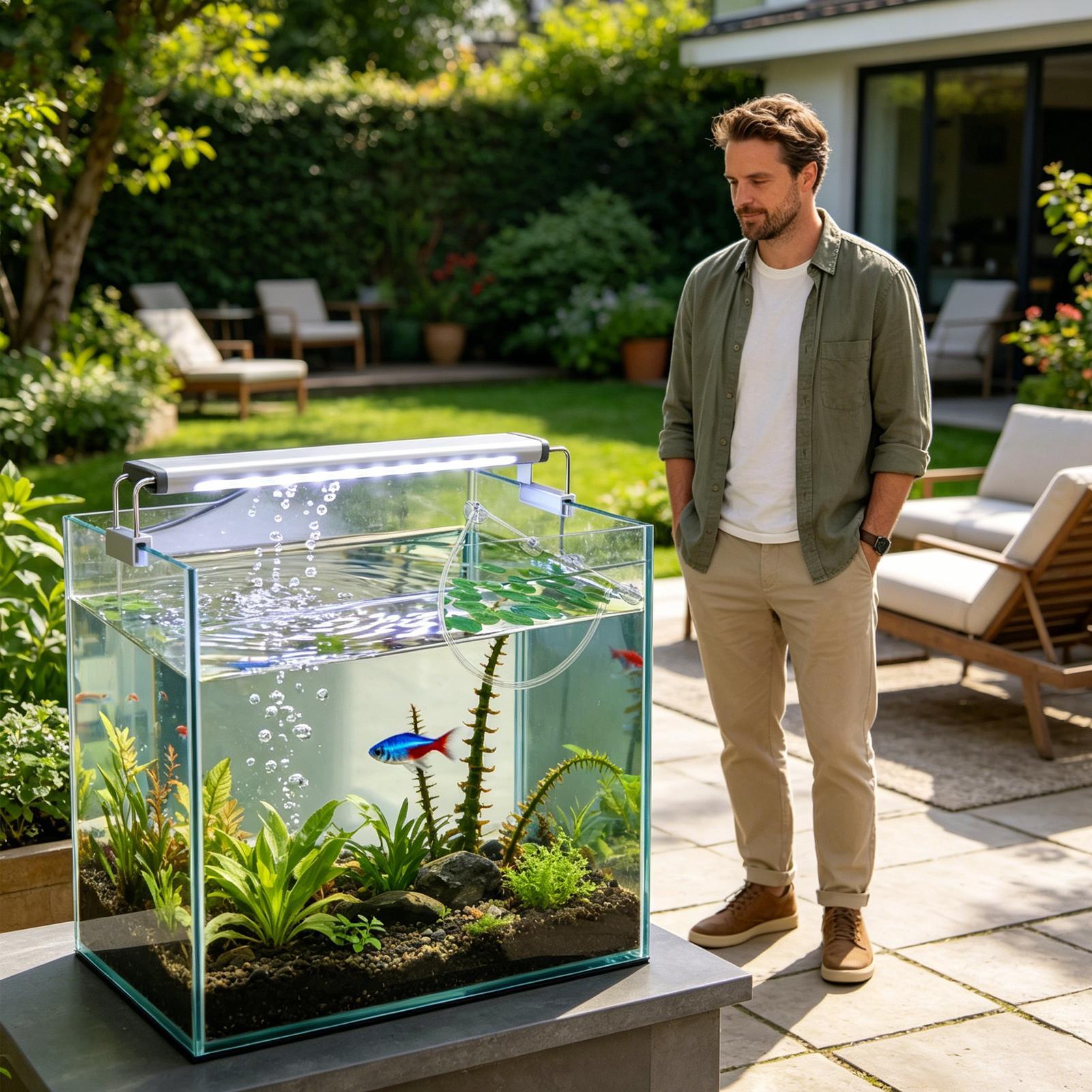 Barrera flotante para plantas  - Planted Aquarium Betta reseña y precio